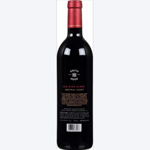 Smith & Hook Proprietary Red Wine Blend California Perspective: back