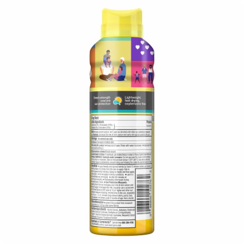 Neutrogena Beach Defense Water + Sun Protection Sunscreen Spray SPF 70 Perspective: back