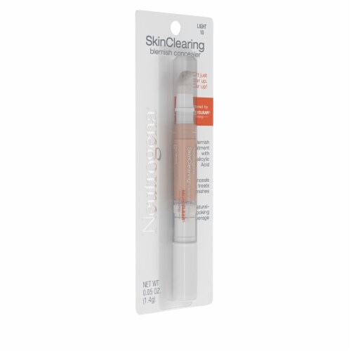 Neutrogena Skin Clearing Blemish Concealer Face Makeup with Salicylic Acid Acne Medicine 10 Light Perspective: back