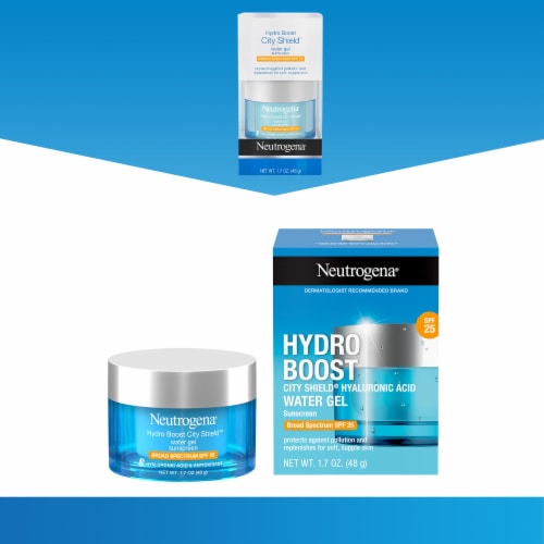 Neutrogena Hydro Boost City Shield Water Gel Sunscreen SPF 25 Perspective: back
