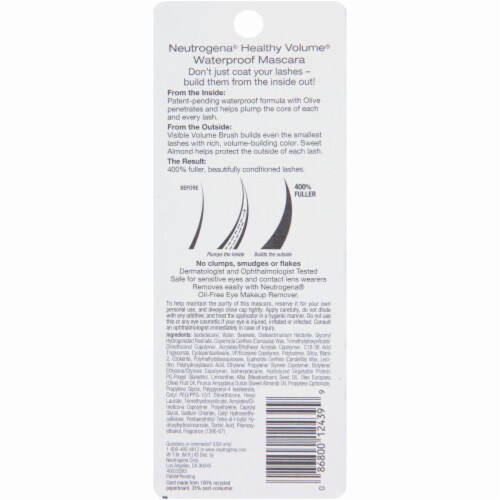 Neutrogena Healthy Volume Carbon Black Waterproof Mascara Perspective: back