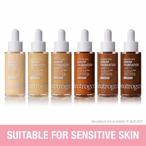 Neutrogena® Light/Medium 02 Sensitive Skin Serum Foundation Perspective: back