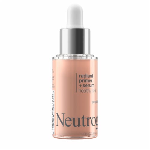 Neutrogena Healthy Skin Radiant Booster Primer & Serum with Peptides & Pearl Pigments Perspective: back