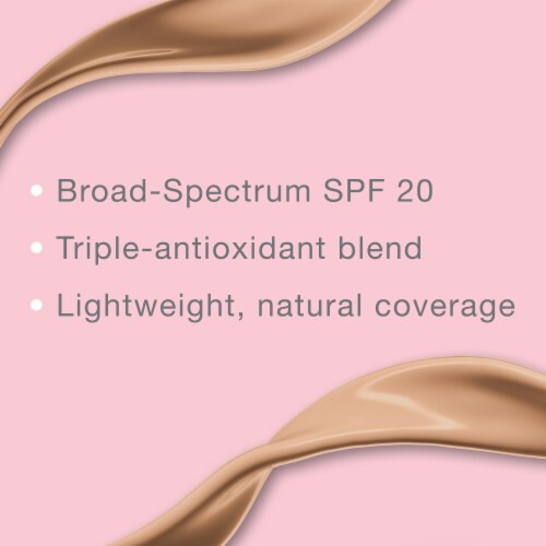 Neutrogena Healthy Skin Liquid Makeup Foundation with Broad Spectrum SPF 20 Sunscreen 105 Caramel Perspective: back