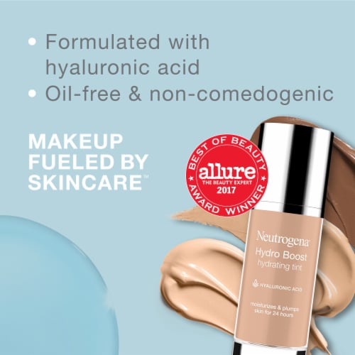 Neutrogena Hydro Boost Hydrating Tint Liquid Foundation with Hyaluronic Acid 85 Honey Perspective: back