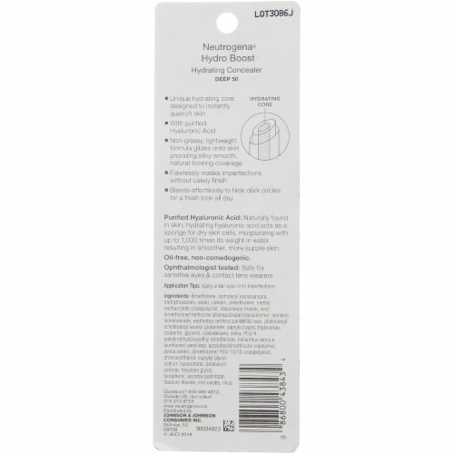 Neutrogena Hydro Boost 50 Deep Hydrating Concealer Perspective: back