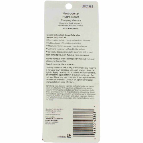Neutrogena Hydro Boost Plumping Mascara - 03 Black/Brown Perspective: back