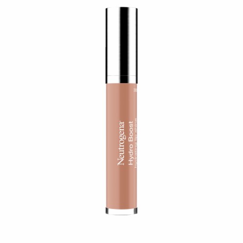 Neutrogena Hydro Boost Moisturizing Lip Gloss with Hyaluronic Acid to Soften Lips 15 True Nude Perspective: back