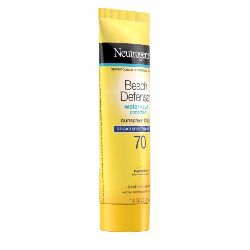 Neutrogena Beach Defense Body Sunscreen Lotion with SPF 70, Oil-Free Fast-Absorbing Travel Size Perspective: back