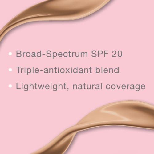 Neutrogena Healthy Skin Warm Beige Liquid Foundation Perspective: back
