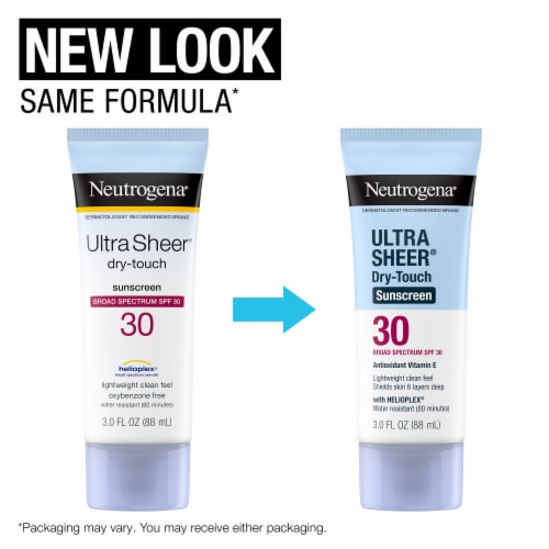 Neutrogena Ultra Sheer Dry-Touch SPF 30 Sunscreen Lotion Perspective: back