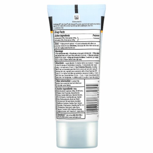 Neutrogena Ultra Sheer Dry-Touch SPF 45 Sunscreen Lotion Perspective: back
