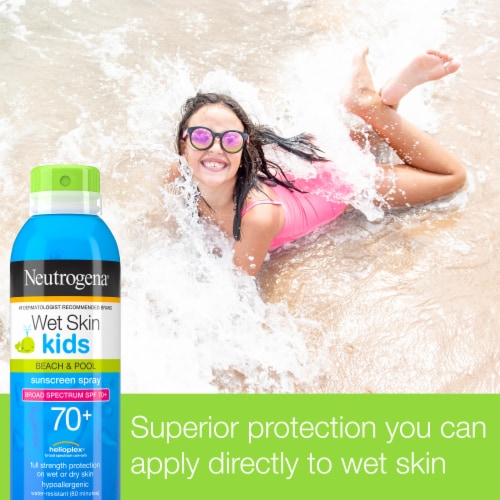 Neutrogena Kids Water-Resistant Oil-Free SPF 70+ Sunscreen Spray Perspective: back