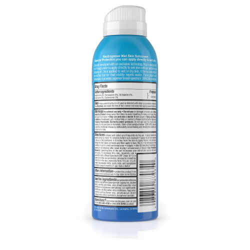 Neutrogena Wet Skin SPF 30 Sunscreen Spray Perspective: back