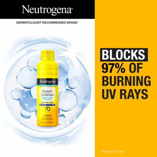 Neutrogena Beach Defense SPF 70 Sunscreen Body Spray Perspective: back