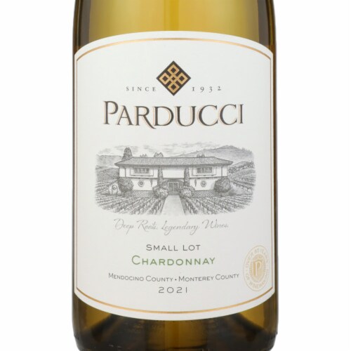 Parducci Small Lot Chardonnay California White Wine Perspective: back