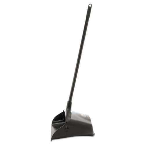 Rubbermaid Commercial Products Upright Dust Pan With Rear Wheels Perspective: back