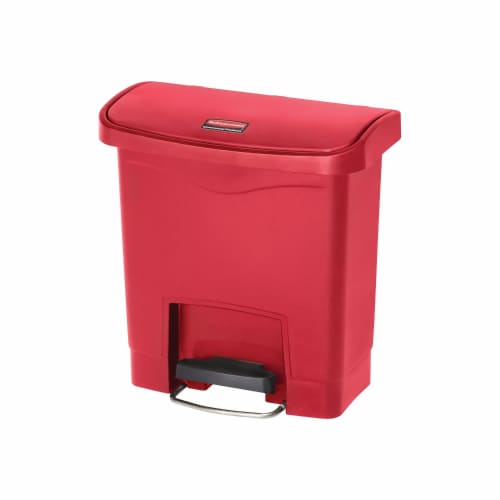 Rubbermaid Commercial Slim Jim Waste Container 1883563 Perspective: back