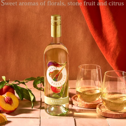 Seven Daughters Moscato Italy White Wine Perspective: back
