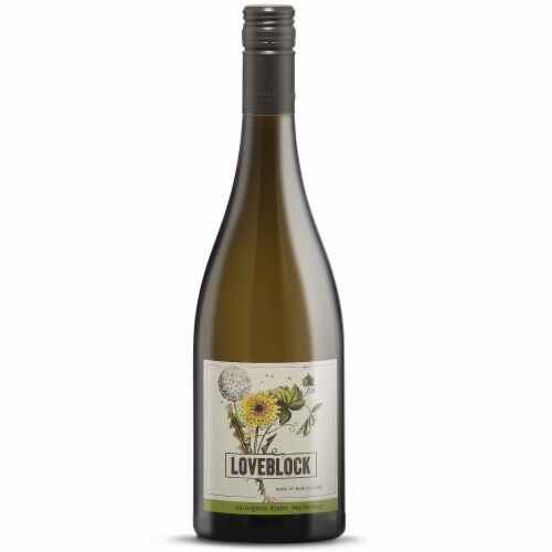 Loveblock Sauvignon Blanc New Zealand White Wine Perspective: back