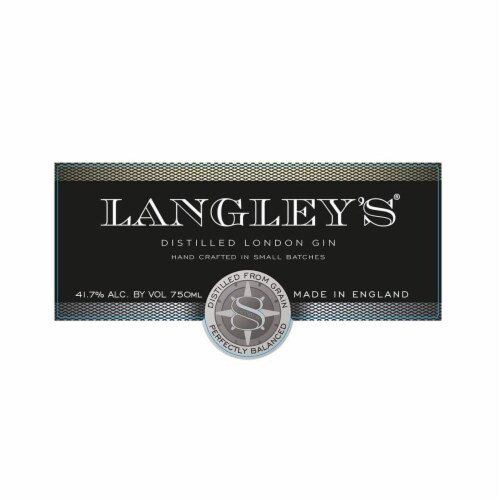 Langley's No. 8 London Dry Gin Perspective: back