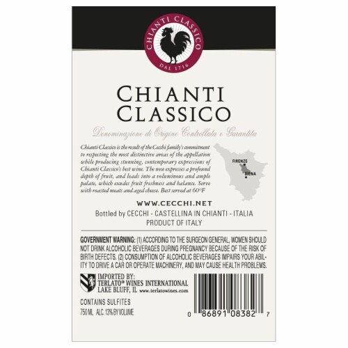 Cecchi Chianti Classico Perspective: back