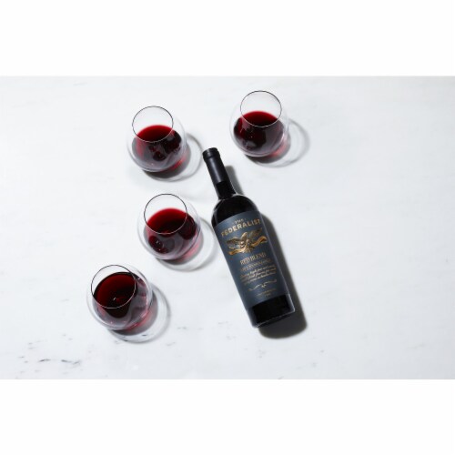 The Federalist Red Blend Aged in Bourbon Barrels for 6 Months California Wine Perspective: back