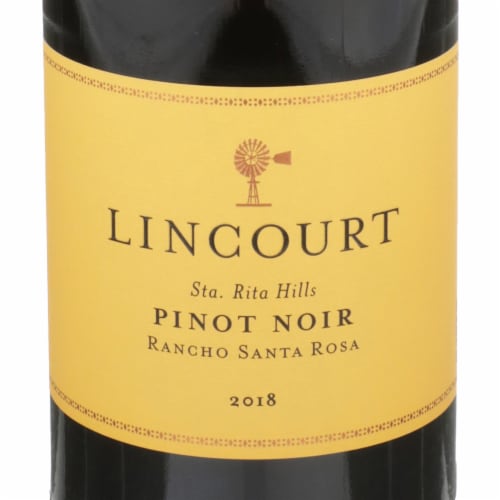 Lincourt Pinot Noir California Red Wine Perspective: back