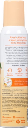 Citrus Magic® Orange Blast Odor Eliminating Natural Air Freshener Non-Aerosol Spray Perspective: back