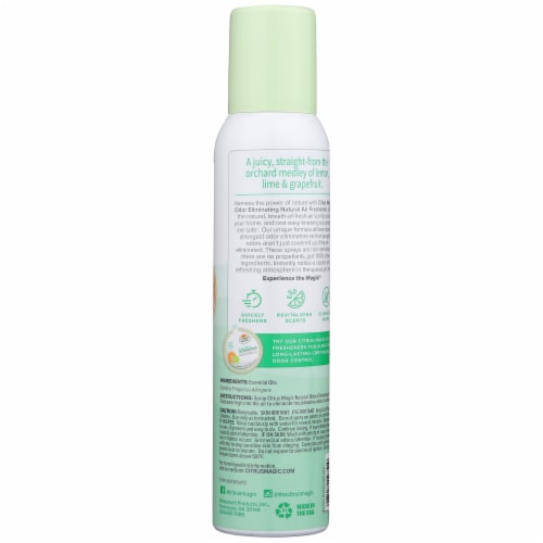 Citrus Magic® Fresh Citrus Odor Eliminating Natural Air Freshener Spray Perspective: back