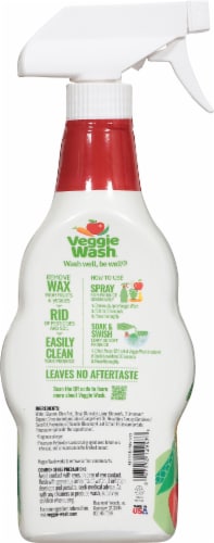 Veggie Wash® All Natural Fruit & Vegetable Wash Perspective: back