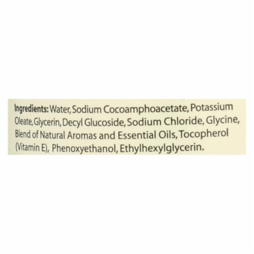 Clearly Natural Essentials Grapefruit Glycerin Hand Soap Perspective: back