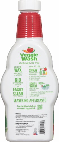 Veggie Wash® Citrus Magic All Natural Fruit and Vegetable Wash Perspective: back
