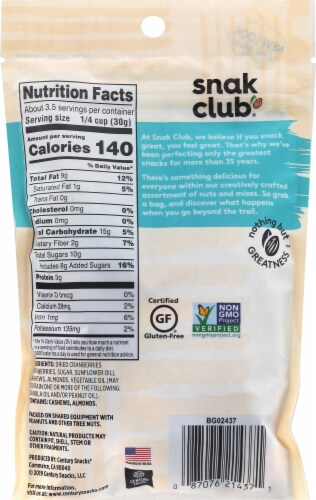 Snak Club® Cape Cod Trail Mix Perspective: back