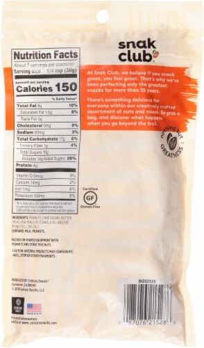 Snak Club® Toffee Peanuts Perspective: back