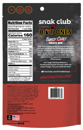 Snak Club® Hot Ones™ Tangy Chili Snack Mix Perspective: back