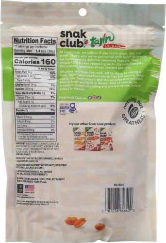 Snak Club® Tajin® Chili & Lime Mild Peanuts Perspective: back