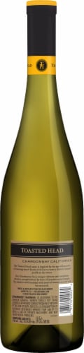 Toasted Head Chardonnay California White Wine Perspective: back
