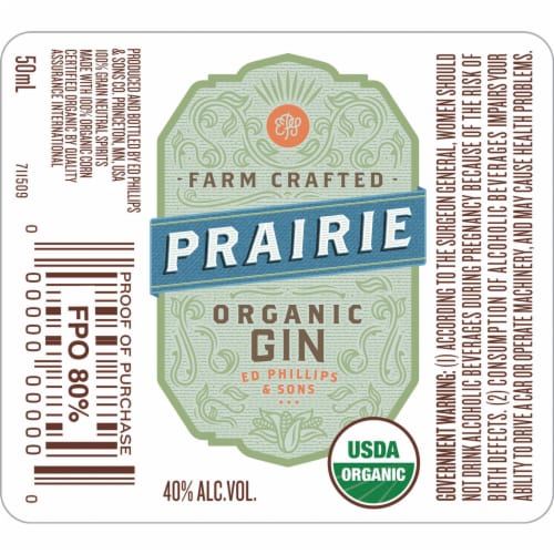 Prairie Dry Gin Perspective: back