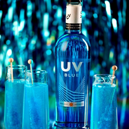 Uv Blue Raspberry Vodka Perspective: back