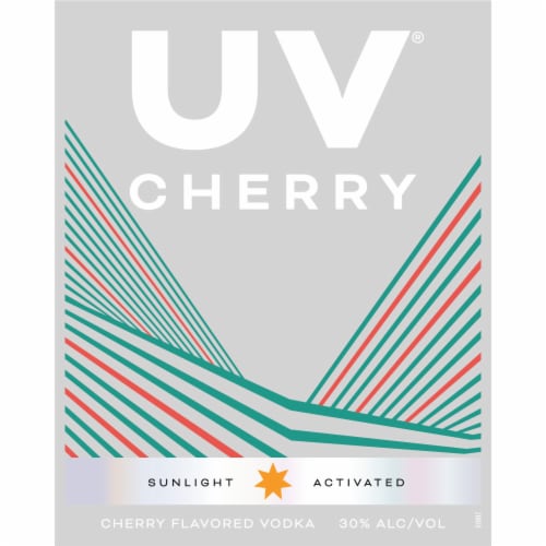 Uv Cherry Flavored Vodka Perspective: back
