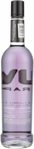 UV Grape Flavored Vodka Perspective: back