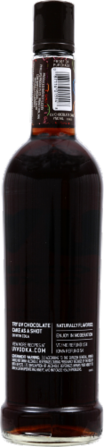 UV Chocolate Cake Flavored Vodka Perspective: back