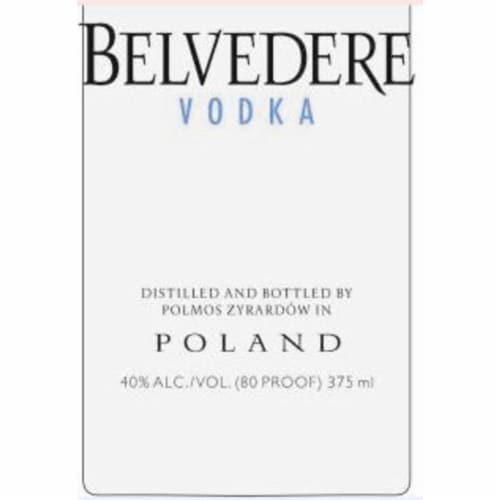Belvedere Vodka Perspective: back