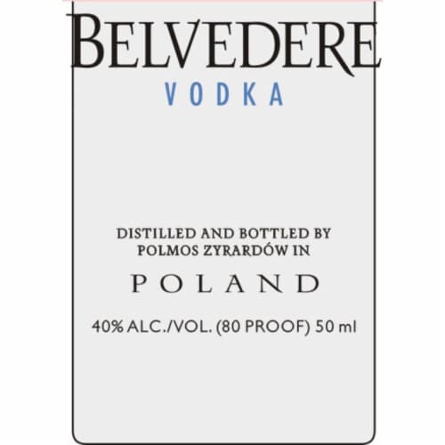 Belvedere Vodka Perspective: back
