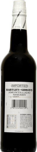 Hartley & Gibson Amontillado Sherry Perspective: back