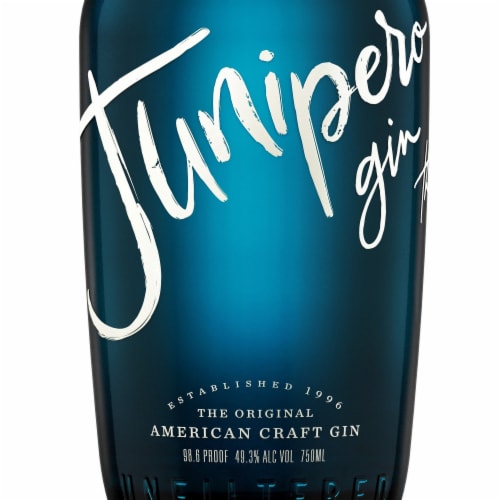 Junipero American Craft Dry Gin Perspective: back
