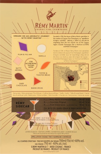 Remy Martin Cognac Fine Champagne - Brandy Perspective: back
