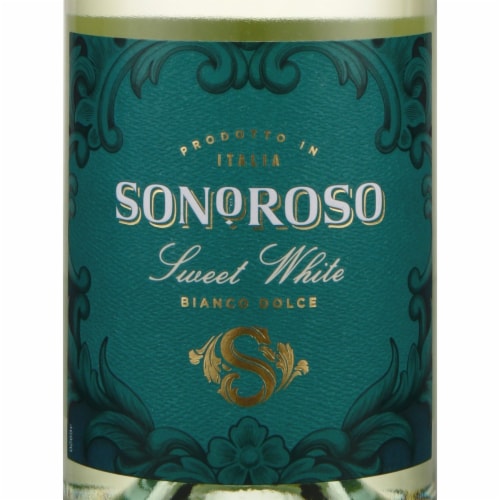 Sonoroso Sweet White Bianco Dolce White Blend Italian Wine Perspective: back