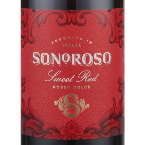 Sonoroso Sweet Red Primitivo Italian Wine Perspective: back